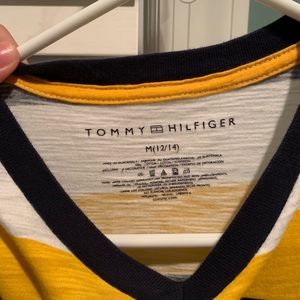 Tommy Hilfiger Blue Gold and White T-Shirt